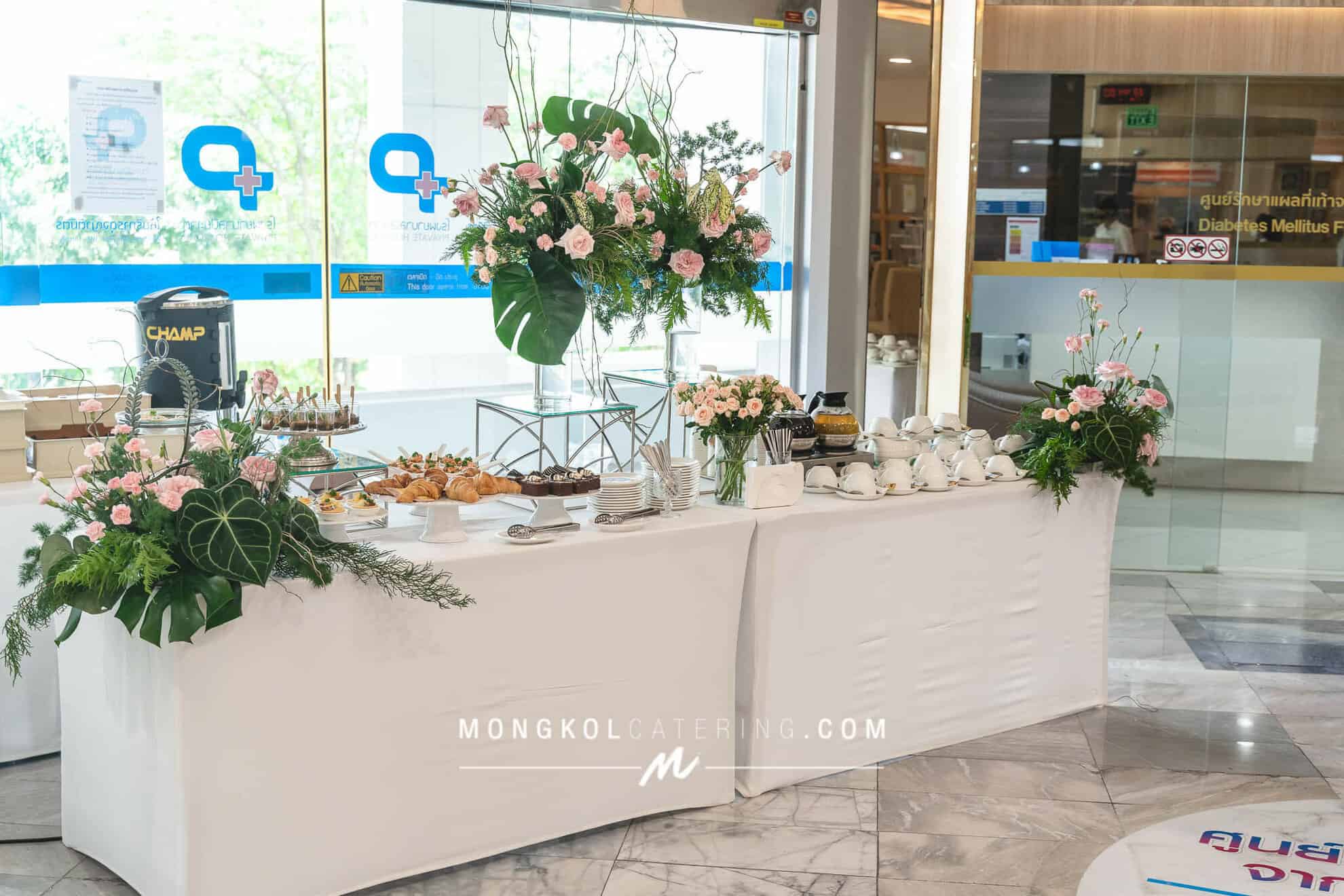 จัดค็อฟฟี่เบรค กาแฟกาอุ่นร้อน พร้อมขนมเบรค @ โรงพยาบาลปิยะเวท